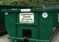 Lawrence Waste Services dumpster
