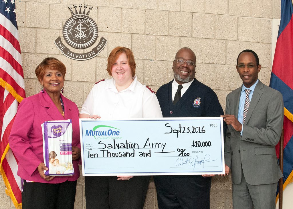 Salvation Army Check Presentation