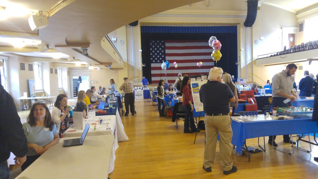 Attendees at the Health Fair 