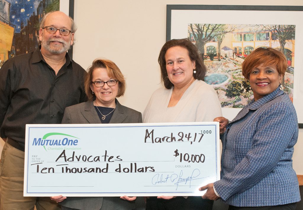 Advocates check presentation