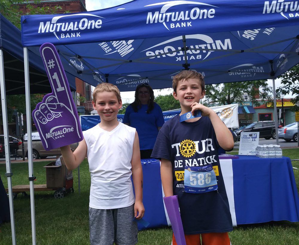 2017 Tour De Natick - Kids and Tent