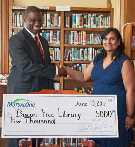 Bacon Free Library Donation