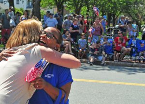 July 4th 2017 MutualOne employee gets a hug