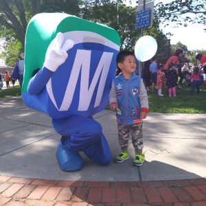 Natick Days Mo with child