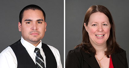 Waldemar Agostini (left) and Michelle Rivers