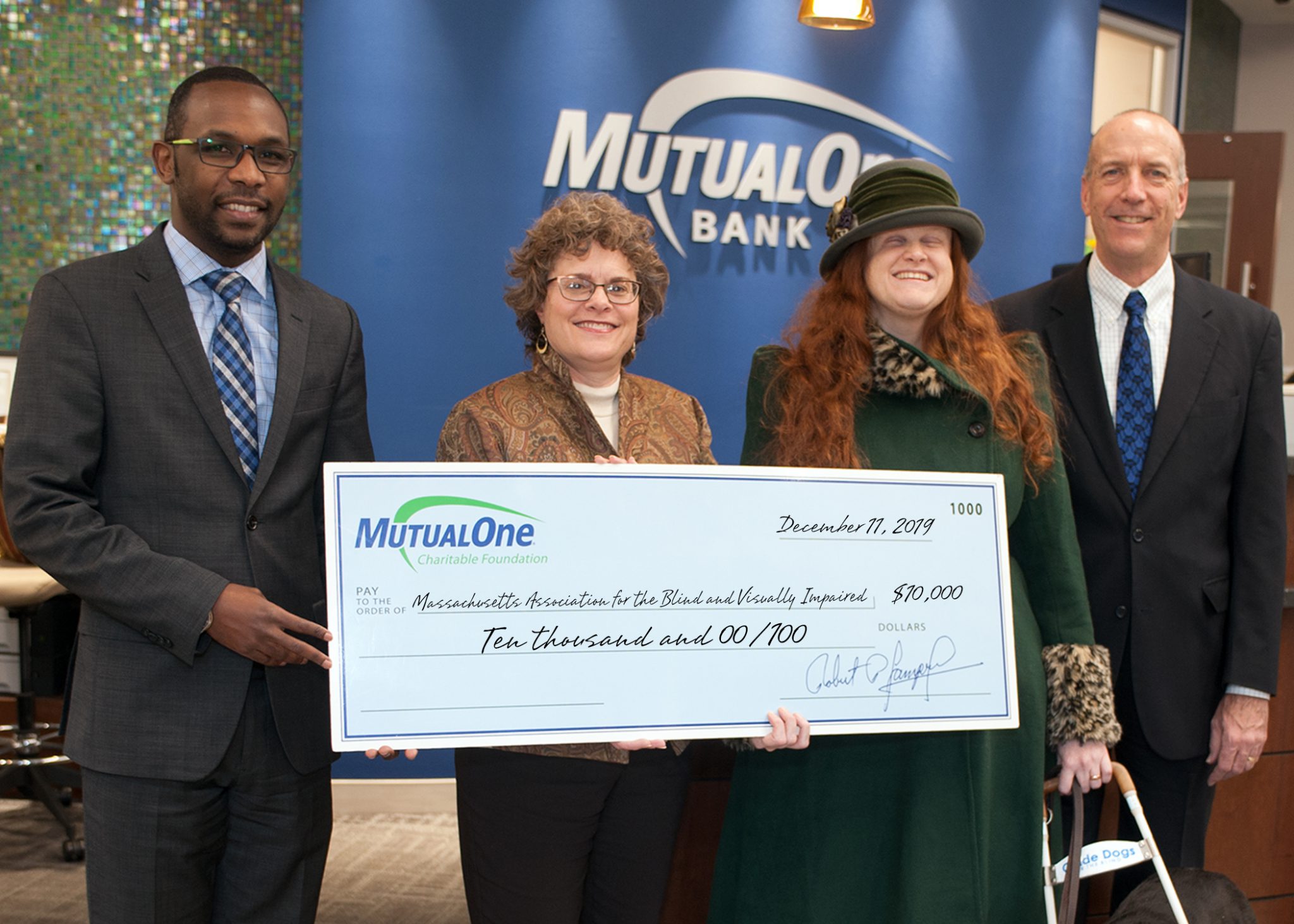 Foundation 10K grant will support the blind and visually impaired