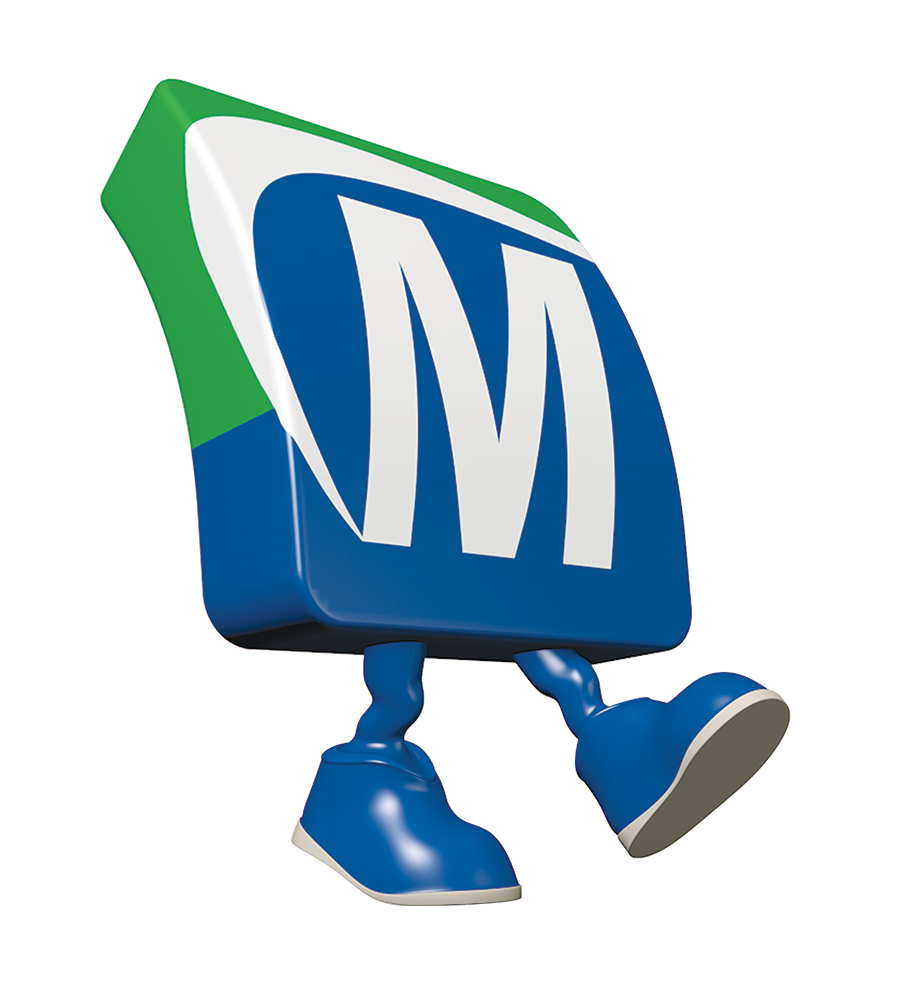 Illustration of Mo walking.