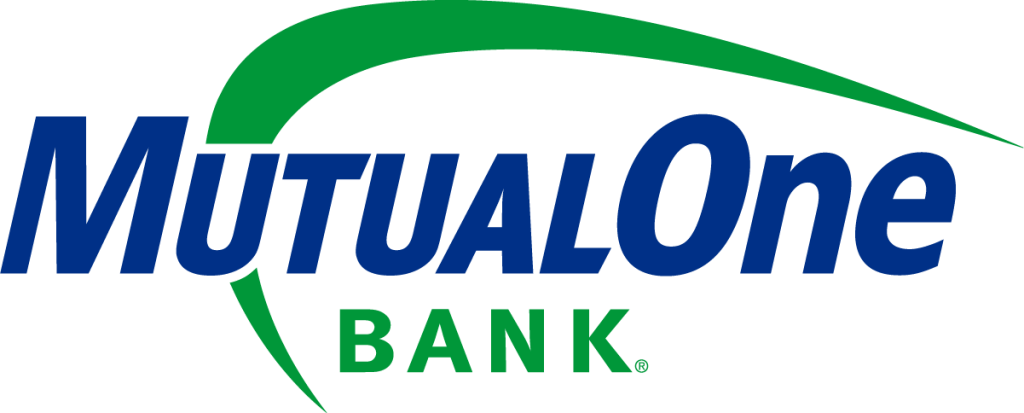 Blue and green MutualOne Bank logo. Click to return to the home page