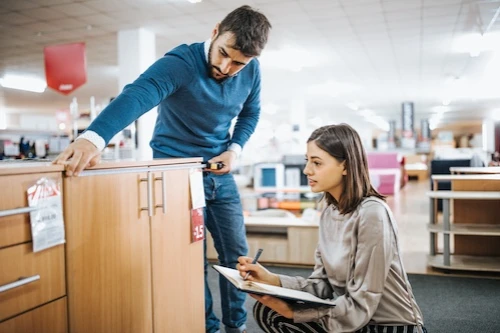 Business owners shopping
