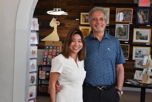 Huong Nguyen and her husband Rafe Wolf